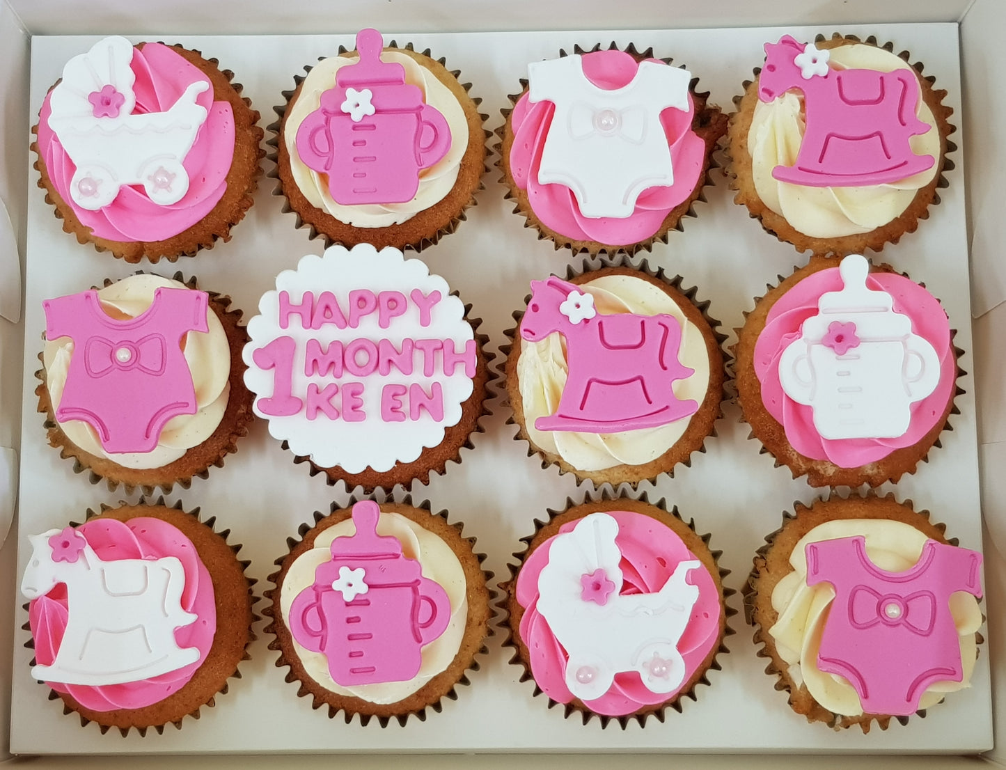 Baby Shower Cupcakes (Box of 12)