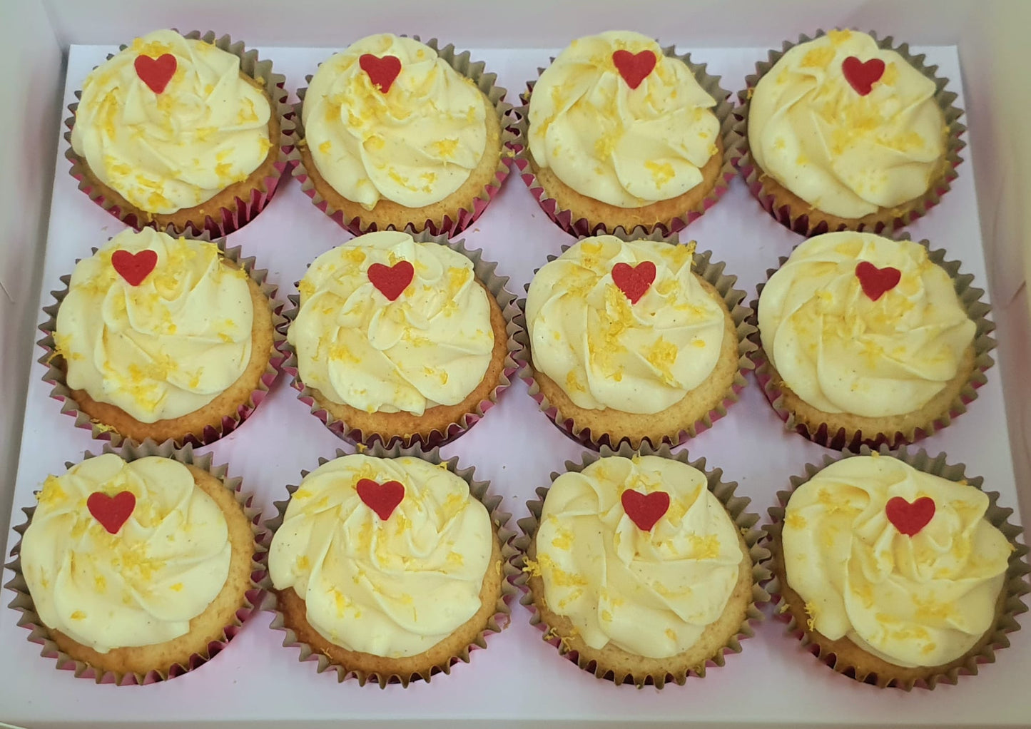 Utterly Lemony Cupcakes (Box of 12) - Cuppacakes.com.sg Singapore