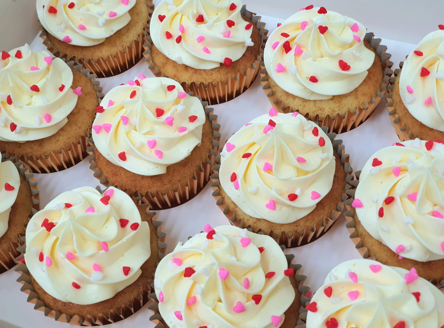 Heart Sprinkles (Box of 12) - Cuppacakes.com.sg Singapore