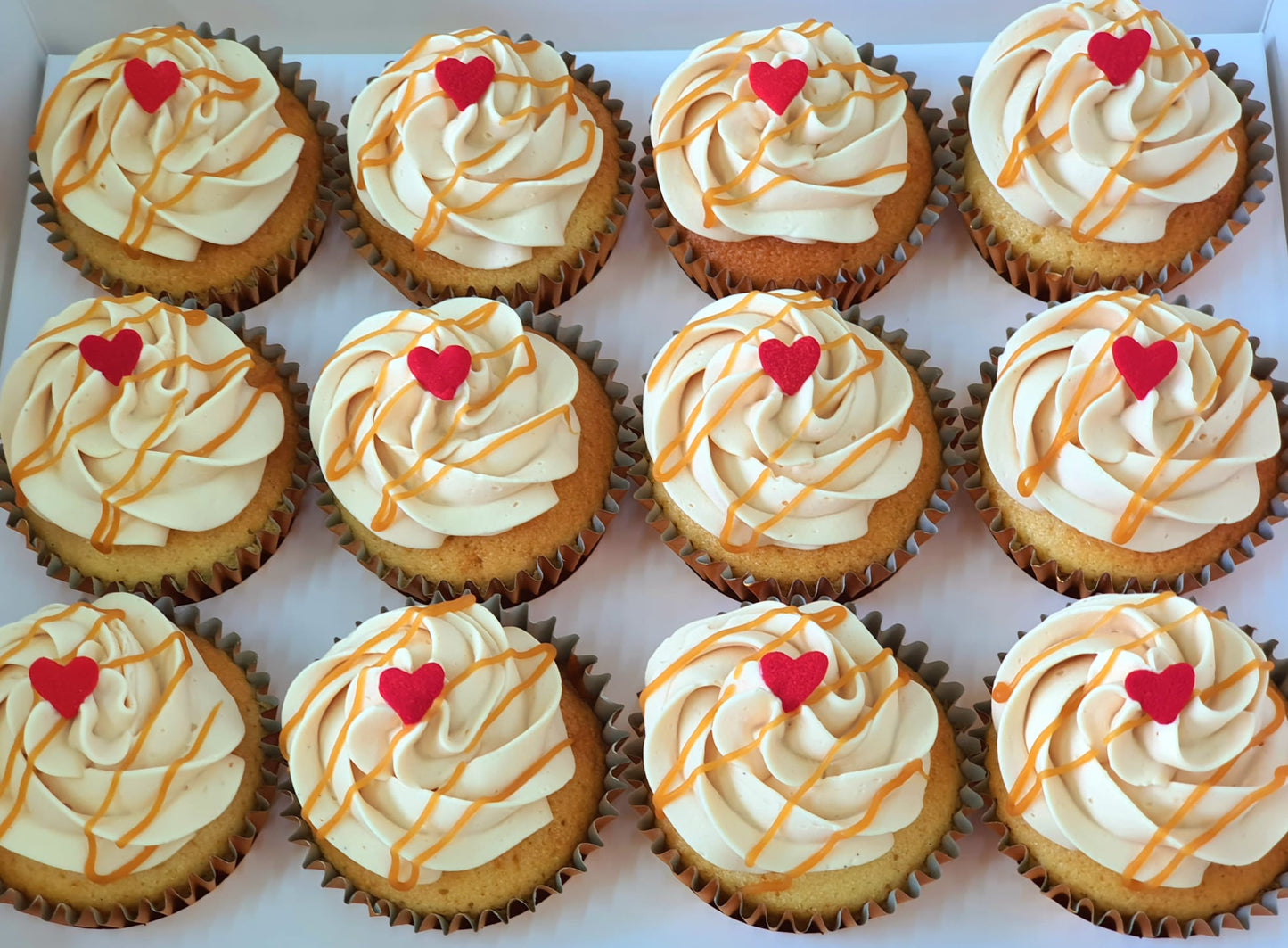 Salted Caramel Cupcakes (Box of 12) - Cuppacakes.com.sg Singapore