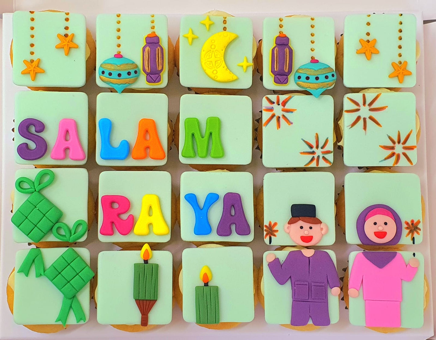 Hari Raya Mini Cupcakes - Mari Beraya - Cuppacakes.com.sg Singapore