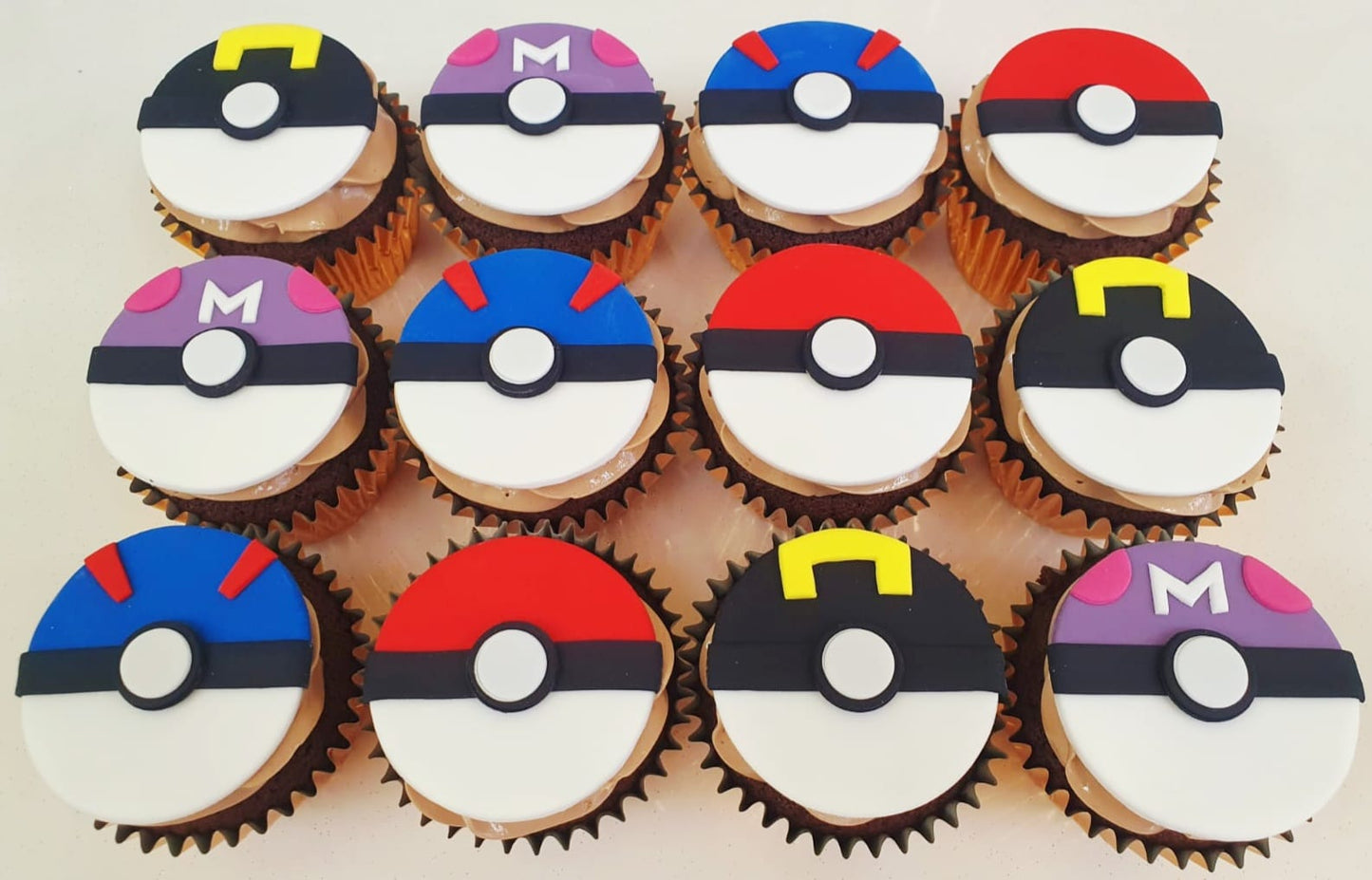 Pokeball Cupcakes (Box of 12)