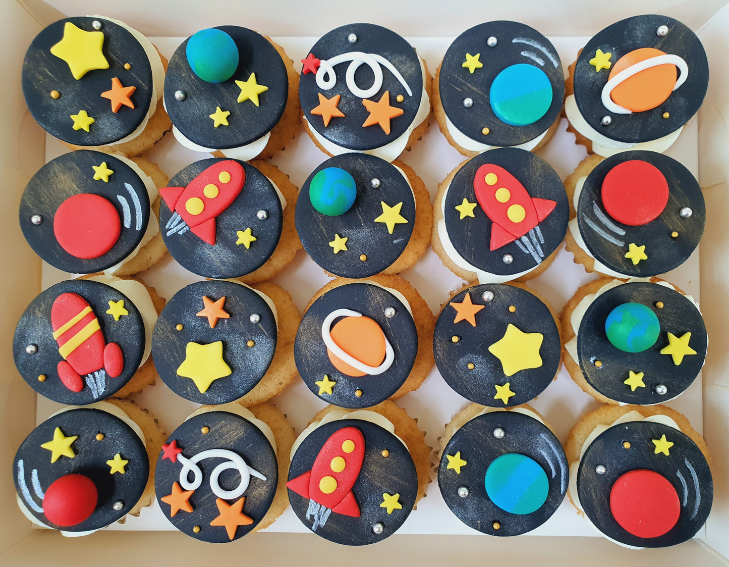 Galaxy Mini Cupcakes (Box of 20) - Cuppacakes.com.sg Singapore