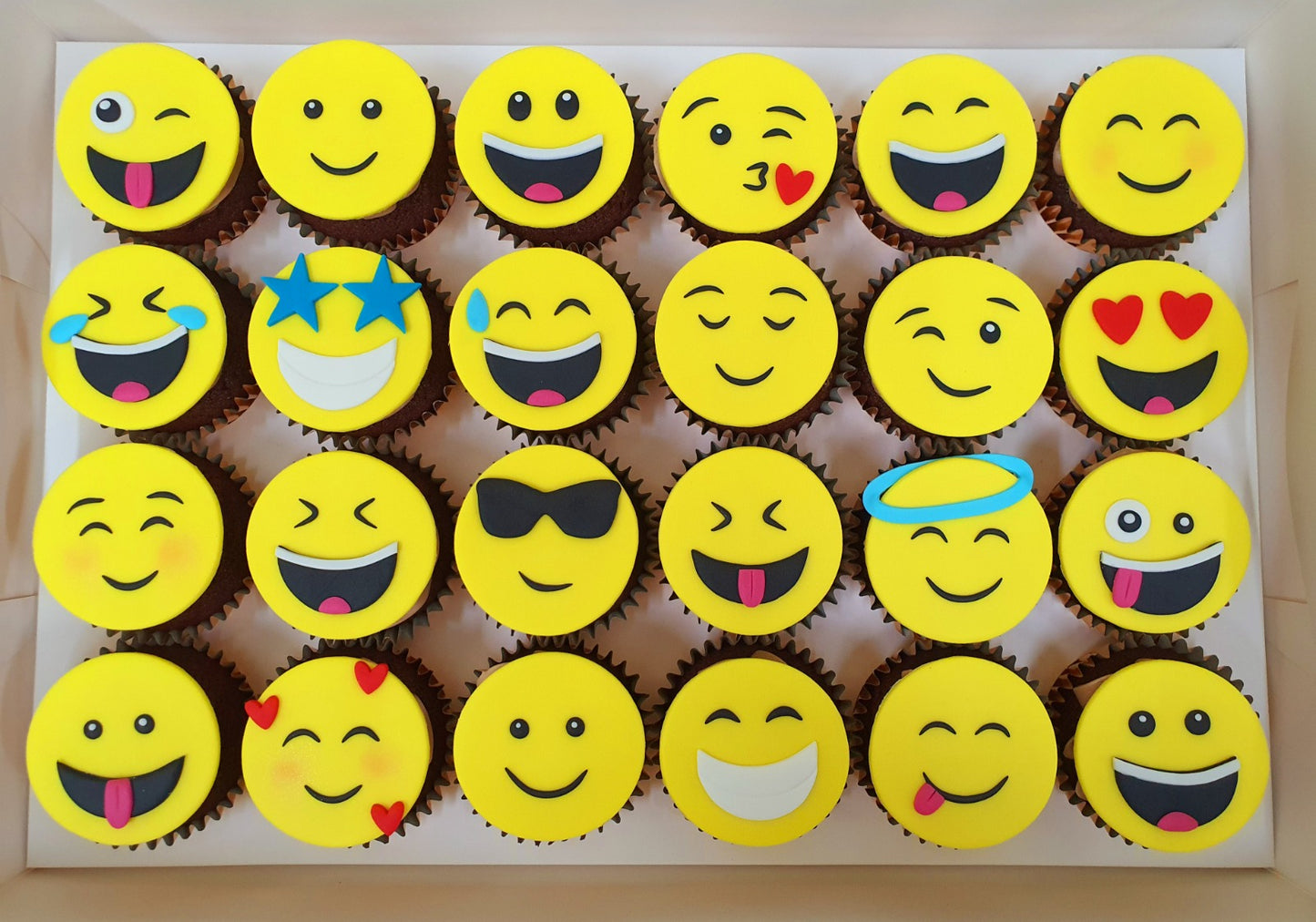 Emoji Cupcakes (Box of 12) - Cuppacakes.com.sg Singapore