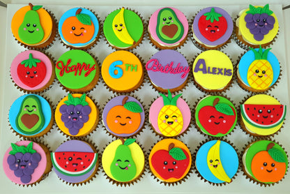 Fruit Themed Cupcakes (Box of 12)