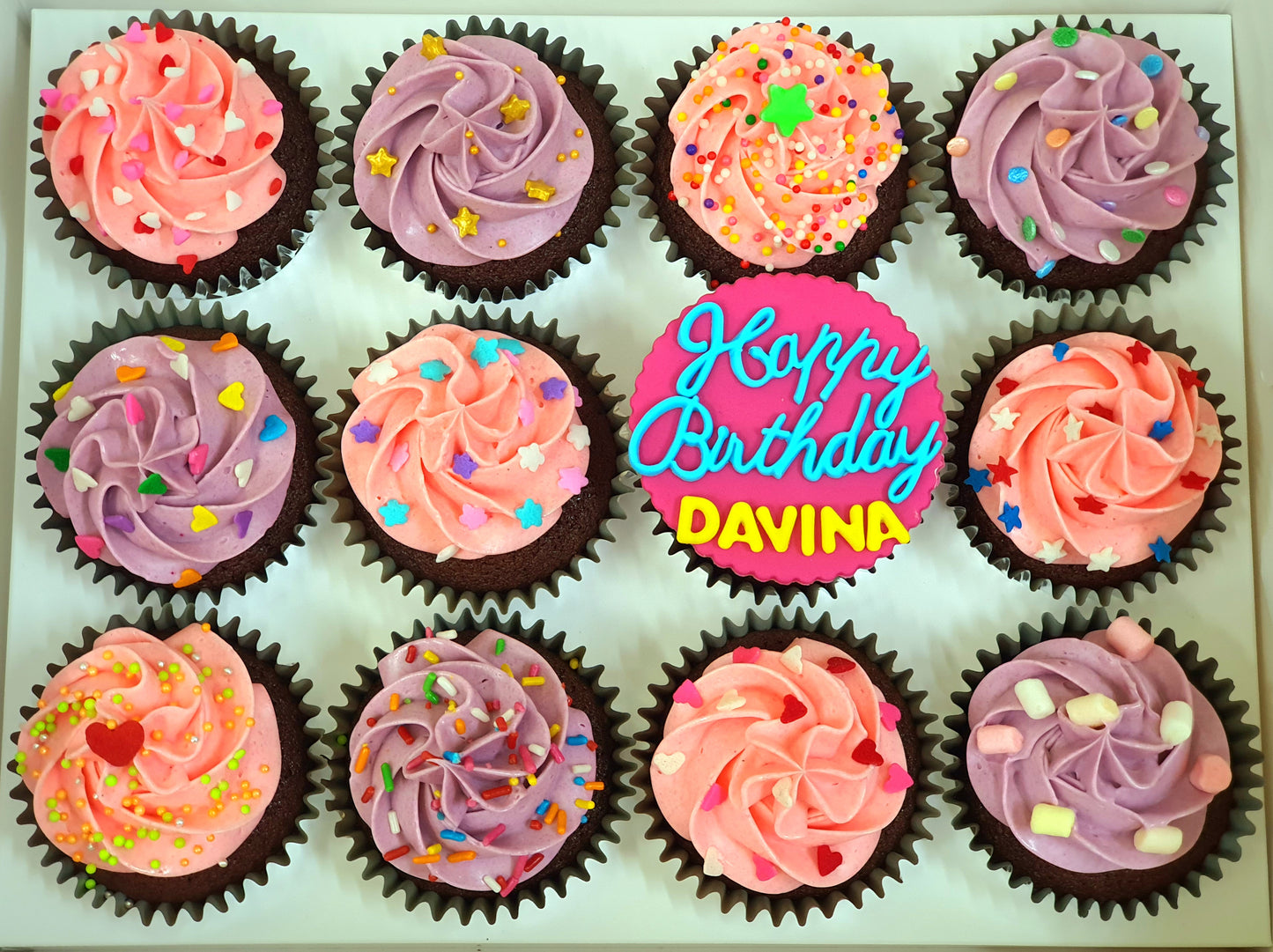 Birthday Cupcakes (Box of 12)