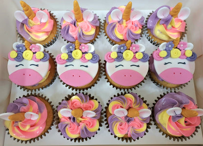 Unicorn Cupcakes (Box of 12)