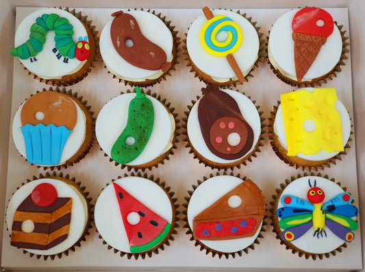 Hungry Caterpillar Cupcakes (Box of 12)