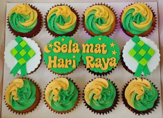 Hari Raya Cupcakes (Box of 12)