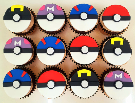 Pokeball Cupcakes (Box of 12)
