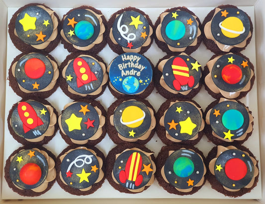 Galaxy Mini Cupcakes (Box of 20)