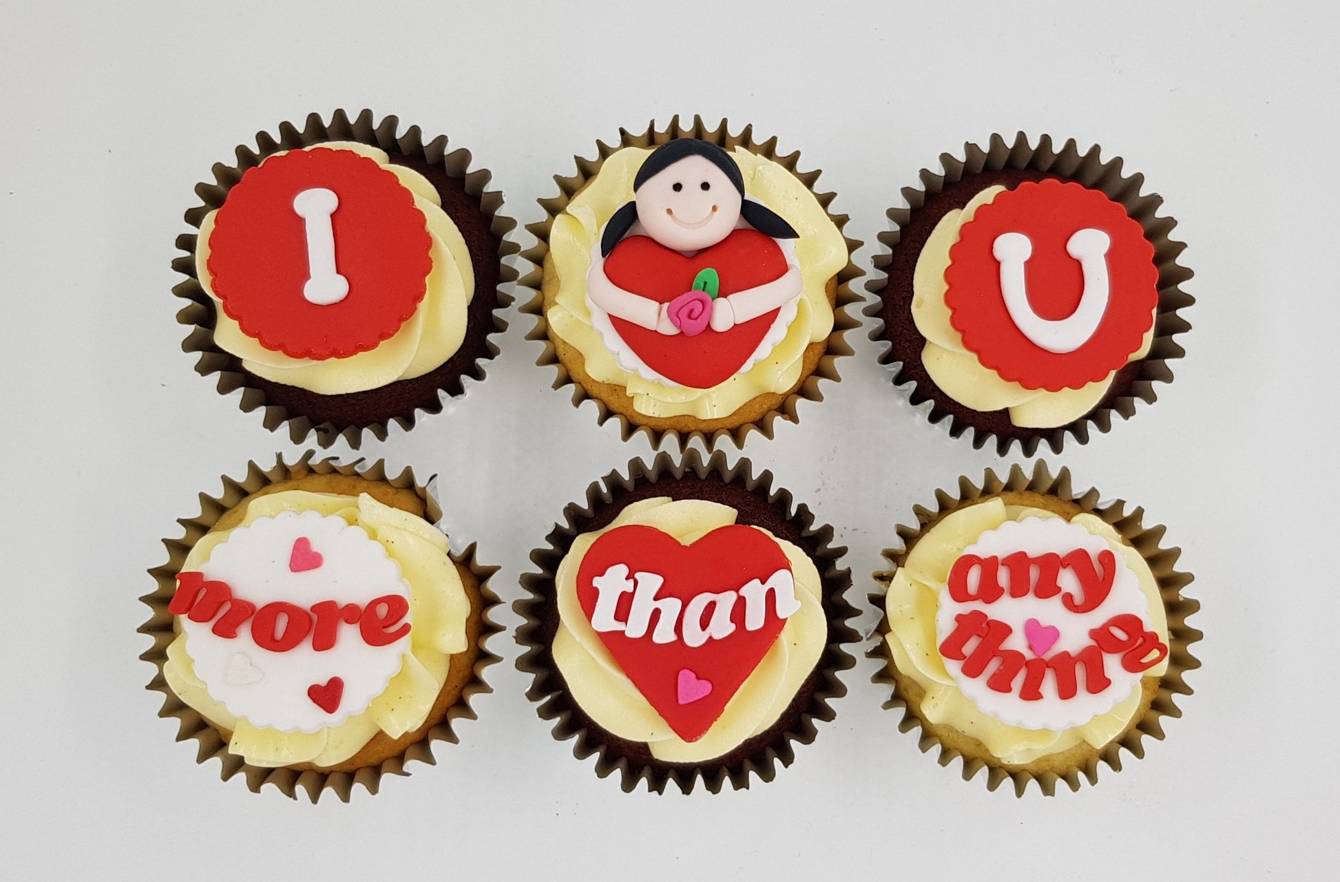 Valentine's Day Cupcake Set - I Love You More Than Anything - For Him - Cuppacakes - Singapore's Very Own Cupcakes Shop