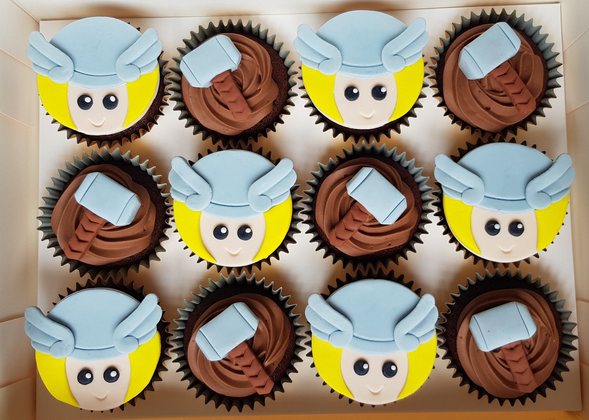 Superhero Cupcakes (Box of 12) - Cuppacakes - Singapore's Very Own Cupcakes Shop