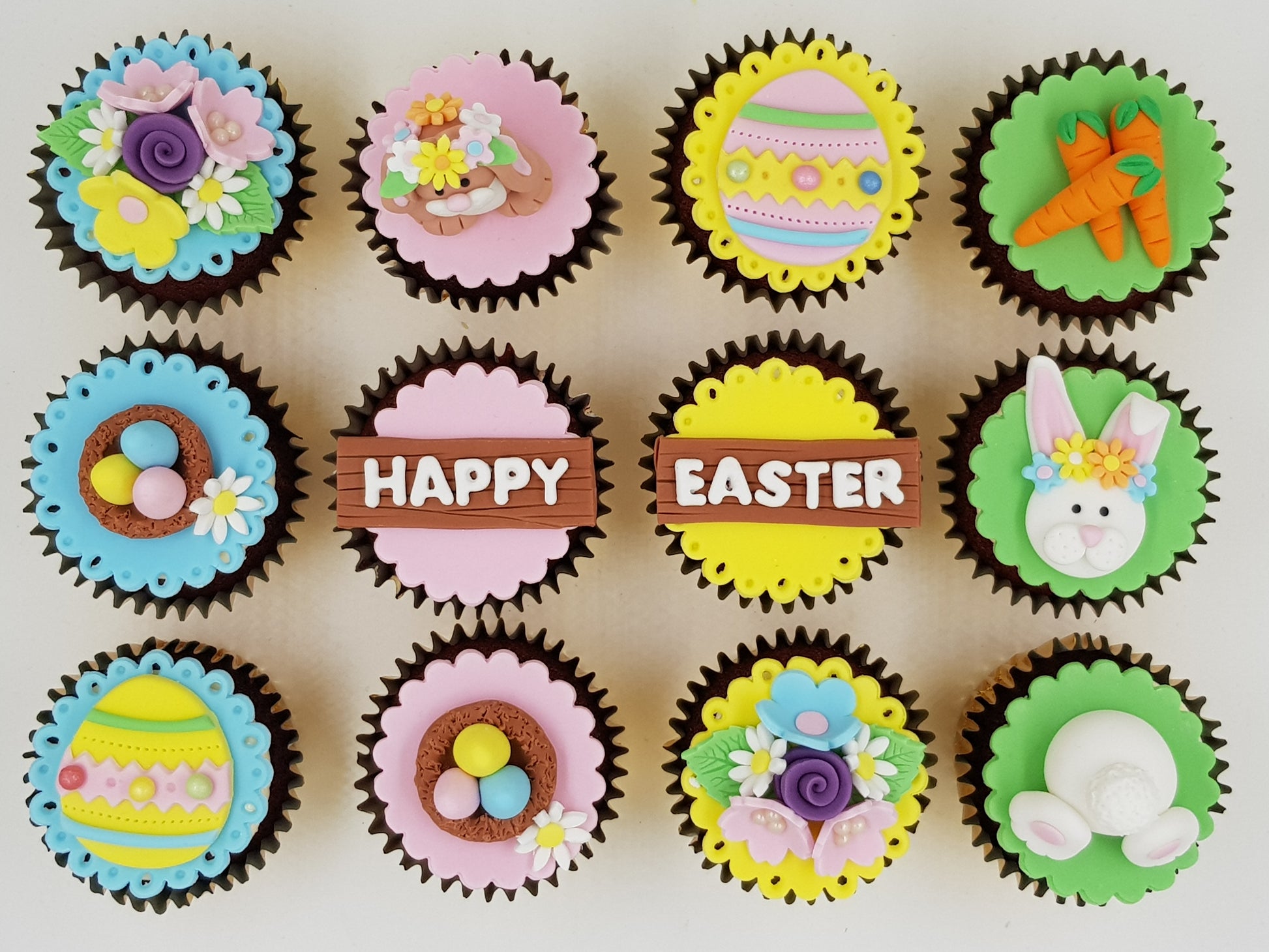 Easter Cupcake Set - Bunny and Friends - Cuppacakes - Singapore's Very Own Cupcakes Shop