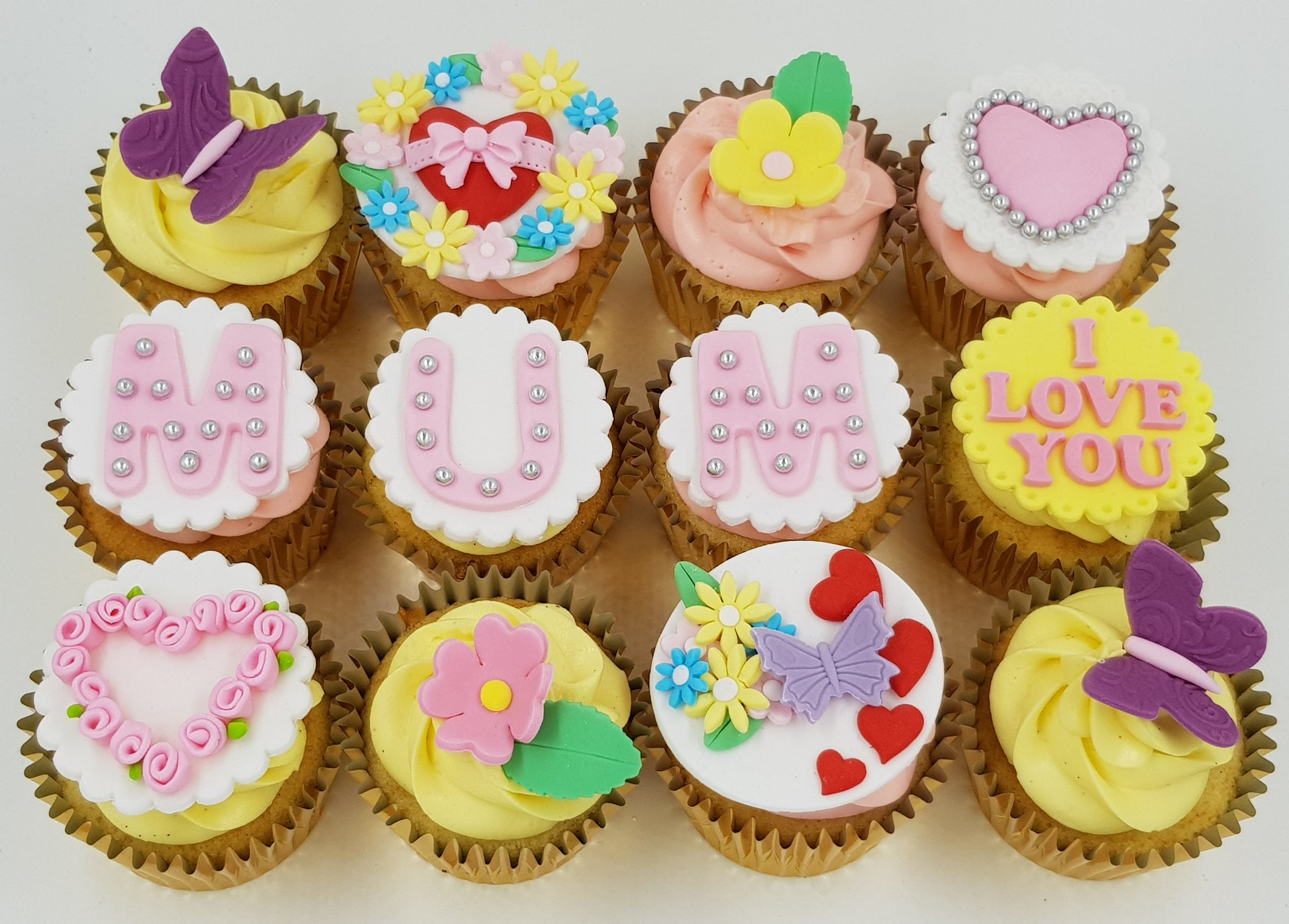 Mother's Day Cupcake Set - I Love MUM - Cuppacakes - Singapore's Very Own Cupcakes Shop