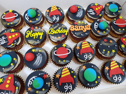 Galaxy Cupcakes (Box of 12) - Cuppacakes - Singapore's Very Own Cupcakes Shop