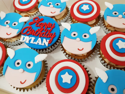 Superhero Cupcakes (Box of 12) - Cuppacakes - Singapore's Very Own Cupcakes Shop