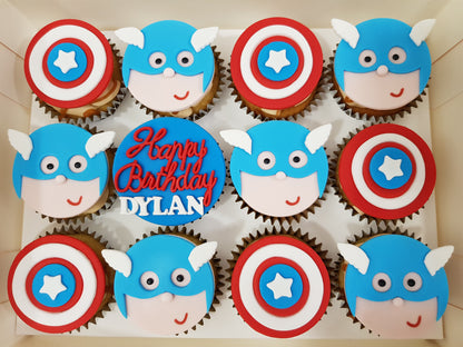 Superhero Cupcakes (Box of 12) - Cuppacakes - Singapore's Very Own Cupcakes Shop