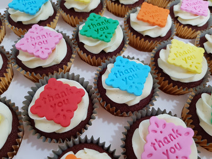 Thank You Cupcakes (Box of 12) - Cuppacakes - Singapore's Very Own Cupcakes Shop