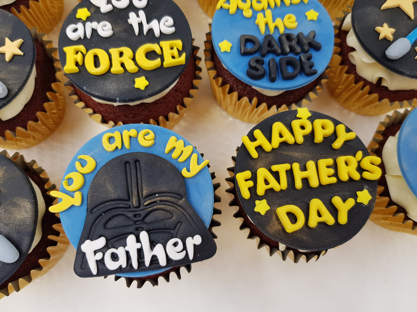 Father's Day Cupcake Set - Dad, Yoda-Best - Cuppacakes - Singapore's Very Own Cupcakes Shop