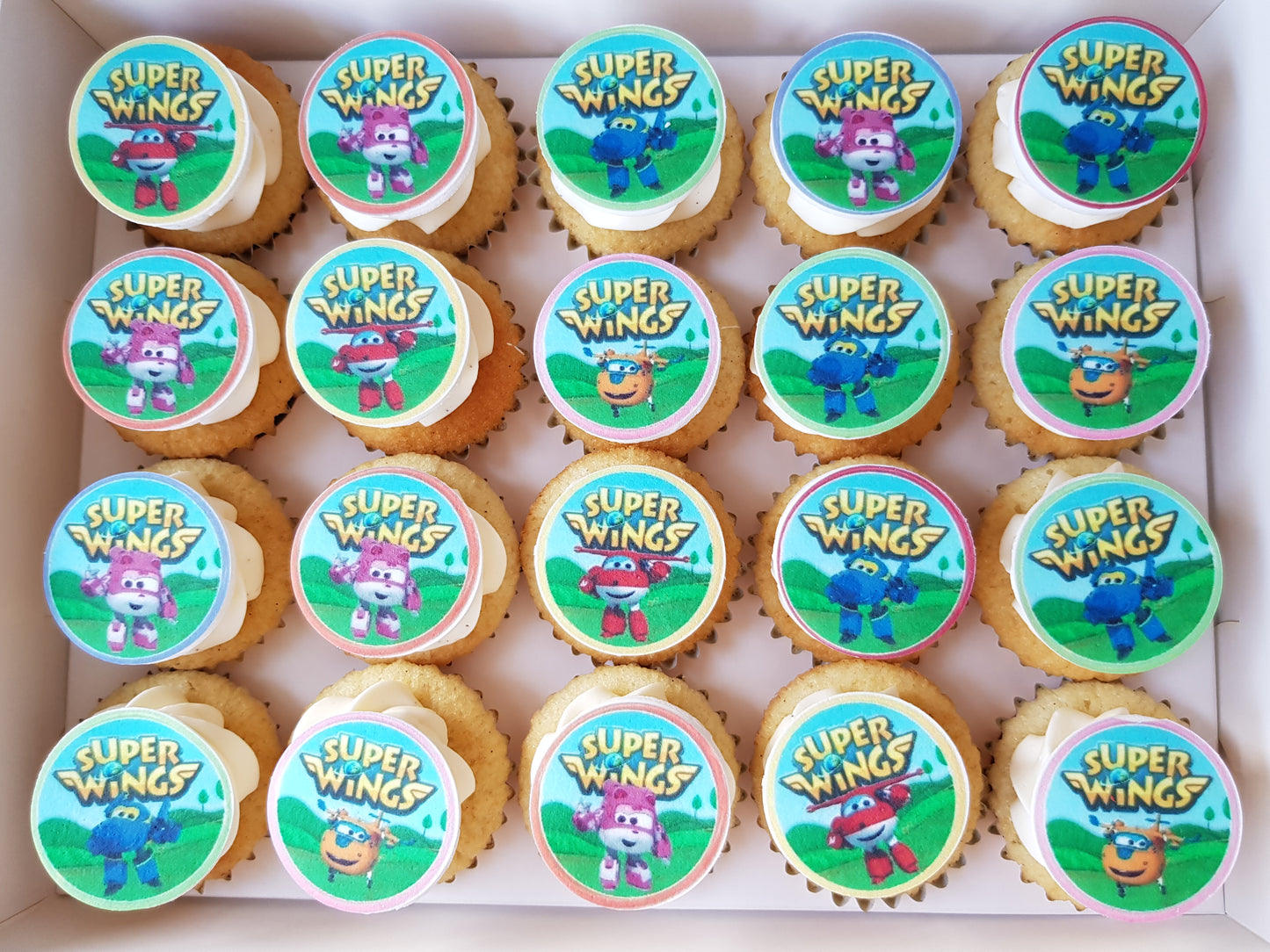 Edible Print Mini Cupcakes (Box of 20) - Cuppacakes - Singapore's Very Own Cupcakes Shop