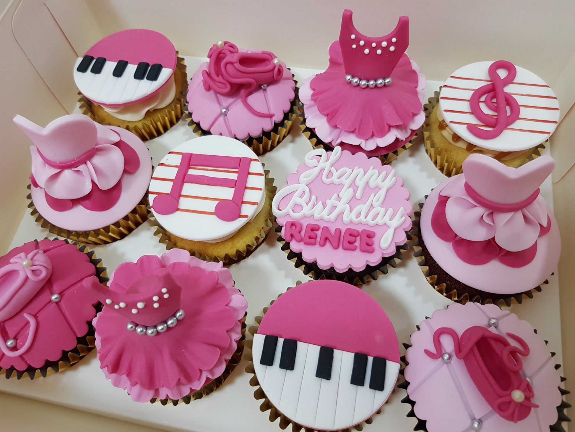 Ballerina Cupcakes (Box of 12) - Cuppacakes - Singapore's Very Own Cupcakes Shop