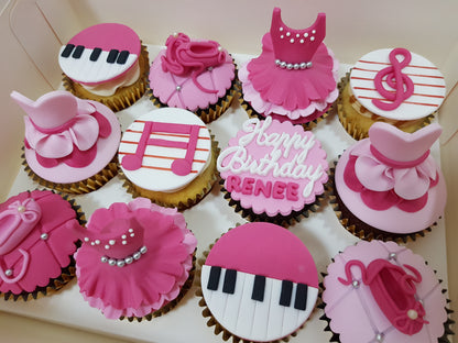 Ballerina Cupcakes (Box of 12) - Cuppacakes - Singapore's Very Own Cupcakes Shop