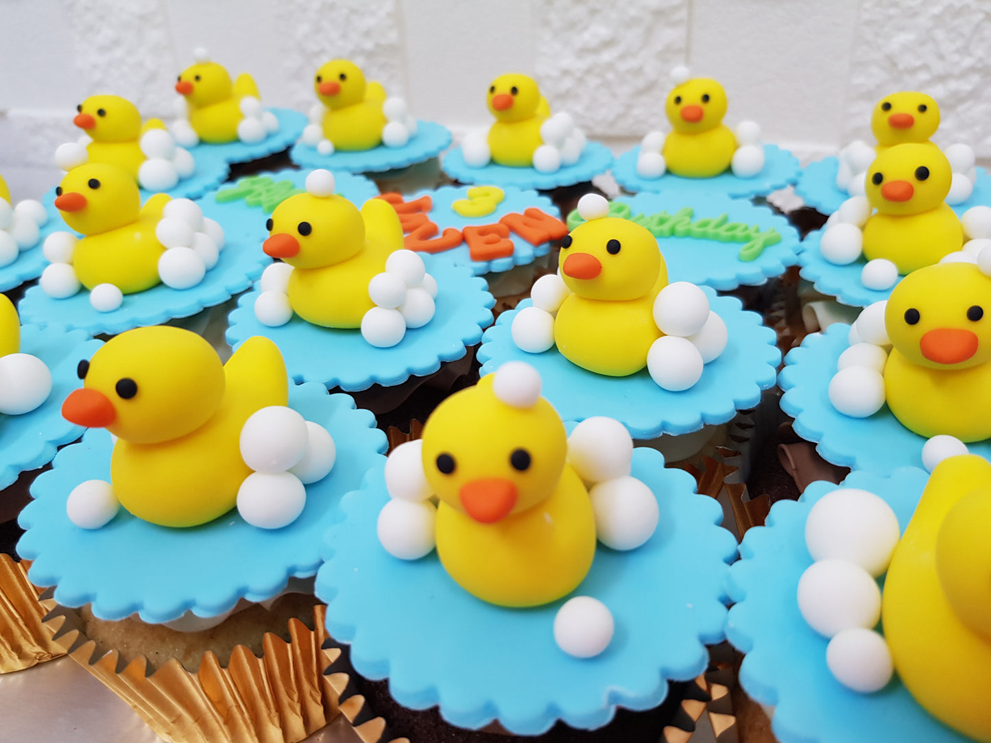 Yellow Duckie Cupcakes (Box of 12) - Cuppacakes - Singapore's Very Own Cupcakes Shop