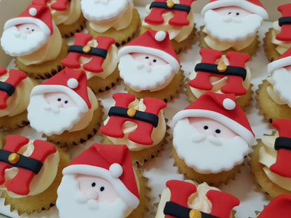 Christmas Mini Cupcakes (Box of 20) - Ho Ho Ho! - Cuppacakes - Singapore's Very Own Cupcakes Shop