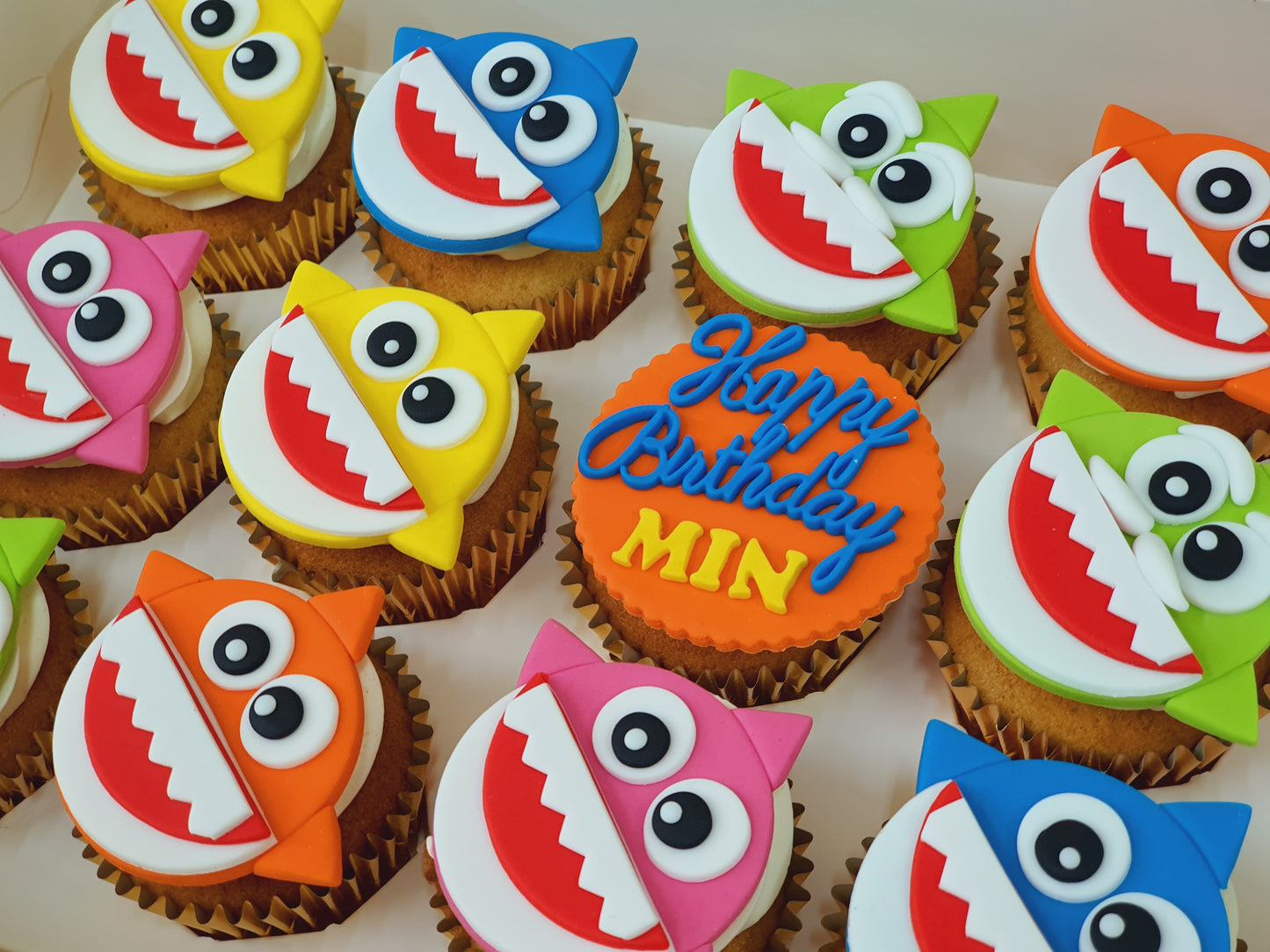 Baby Shark Medley Cupcakes (Box of 12)