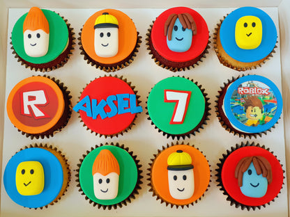 Roblox Themed Cupcakes (Box of 12)