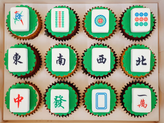 Mahjong Cupcakes (Box of 12)