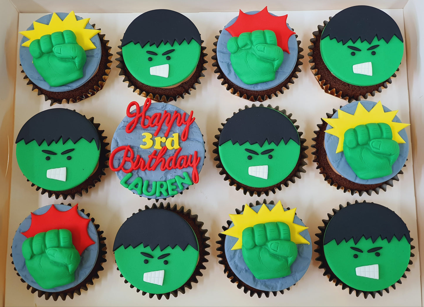 Superhero Cupcakes (Box of 12)