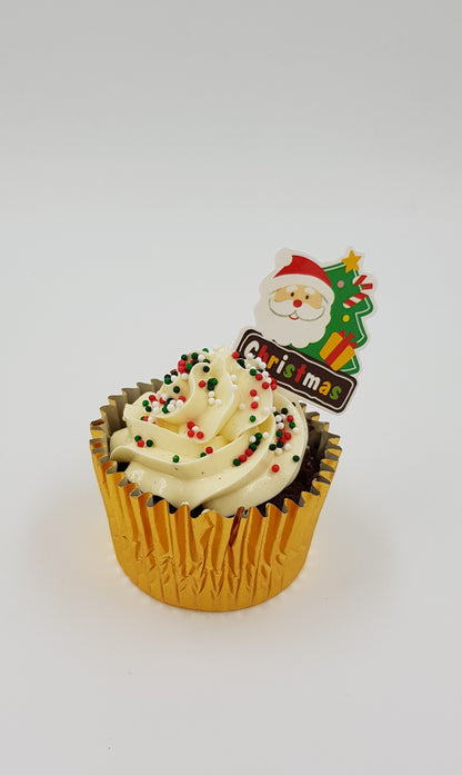 Christmas Cupcakes (Set of 12) - Colours of Christmas - Cuppacakes - Singapore's Very Own Cupcakes Shop