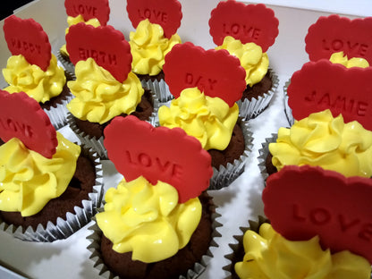 For someone you love (Box of 12) - Cuppacakes - Singapore's Very Own Cupcakes Shop