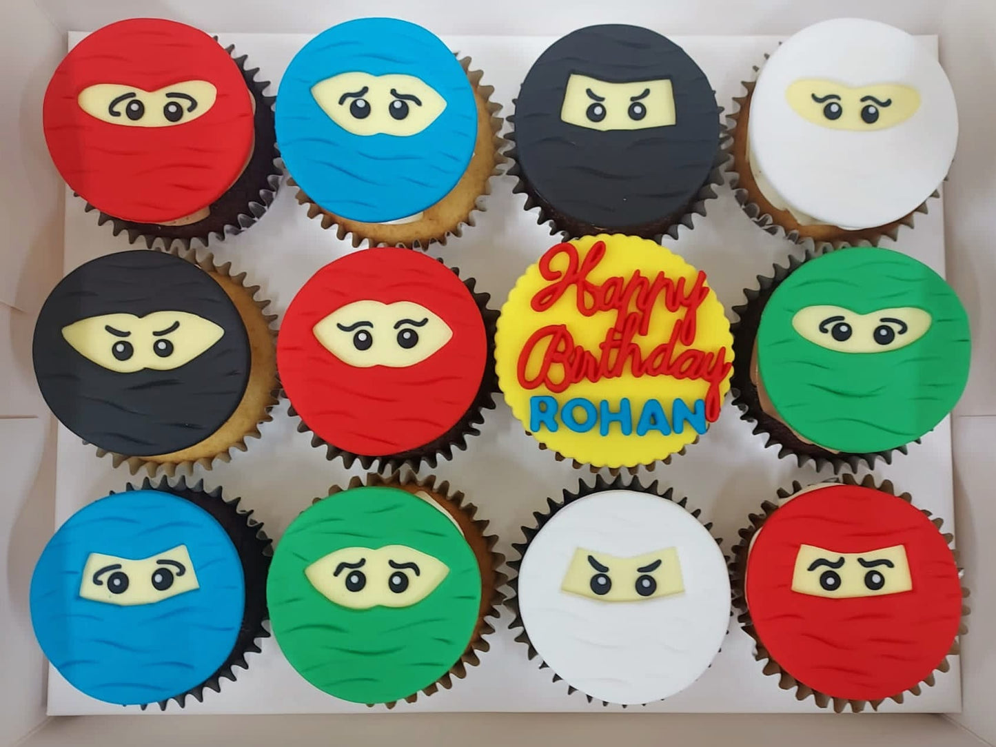 Ninja Themed Cupcakes (Box of 12)